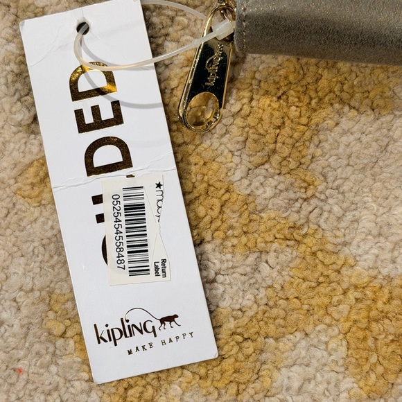 Kipling Dolan Handbag and Wallet Set Metallic Taupe - Picture 13 of 13